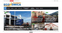Desktop Screenshot of cantabriaeconomica.com